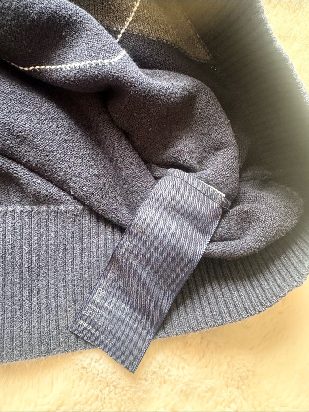 Tommy Hilfiger Argyle V‑Neck Sweater – Size L | Preppy Heritage Style Americana - Picture 4 of 9